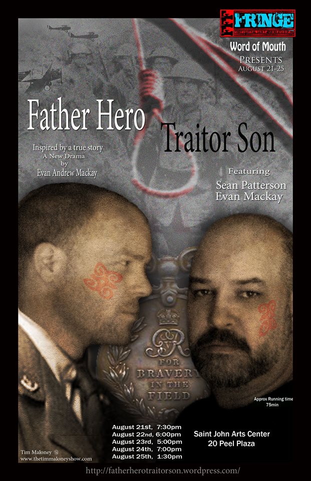 Father Hero Traitor Son poster by Tim Maloney